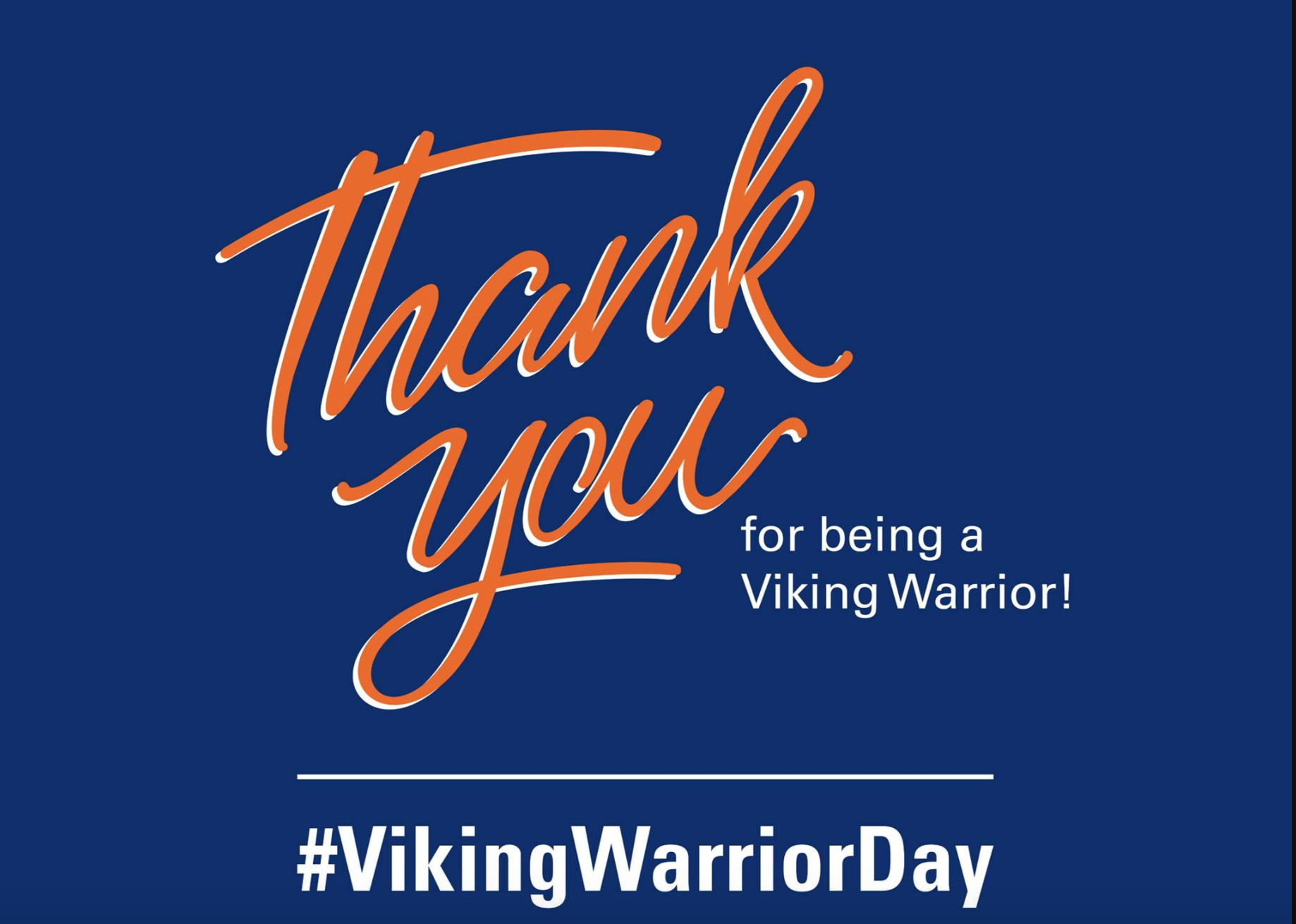 Thank you for being a viking warrior! #Viking Warrior Day card