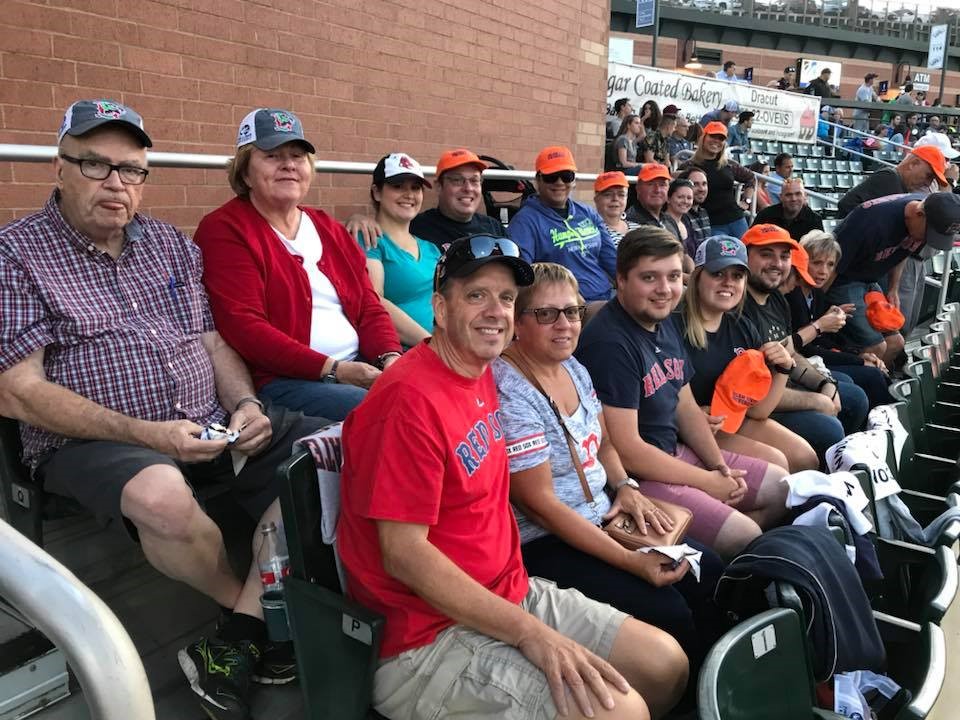 Alumni at the Lowell Spinners